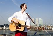 Robbie Boyd performs on the roof of The O2